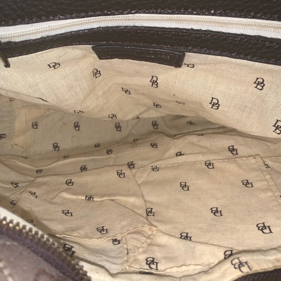 Classic Brown and Tan Dooney & Bourke Purse with clasp - Picture 8 of 15